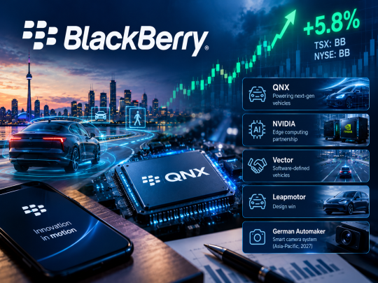 Why Did BlackBerry (TSX:BB) Stock Climb 6% Without New Earnings?